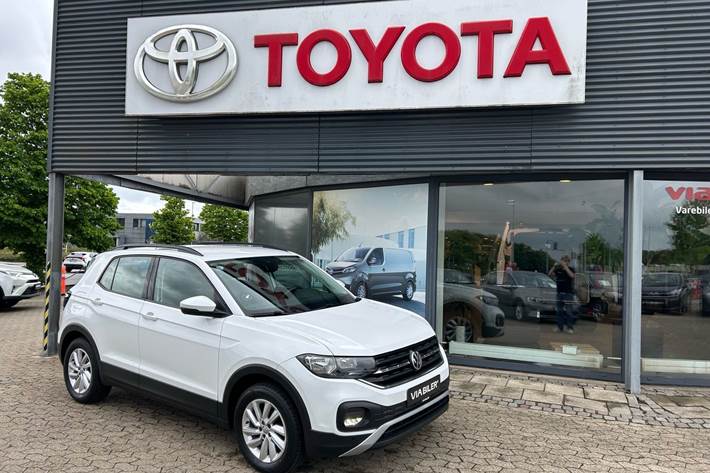 Hvid VW T-Cross fra 2020