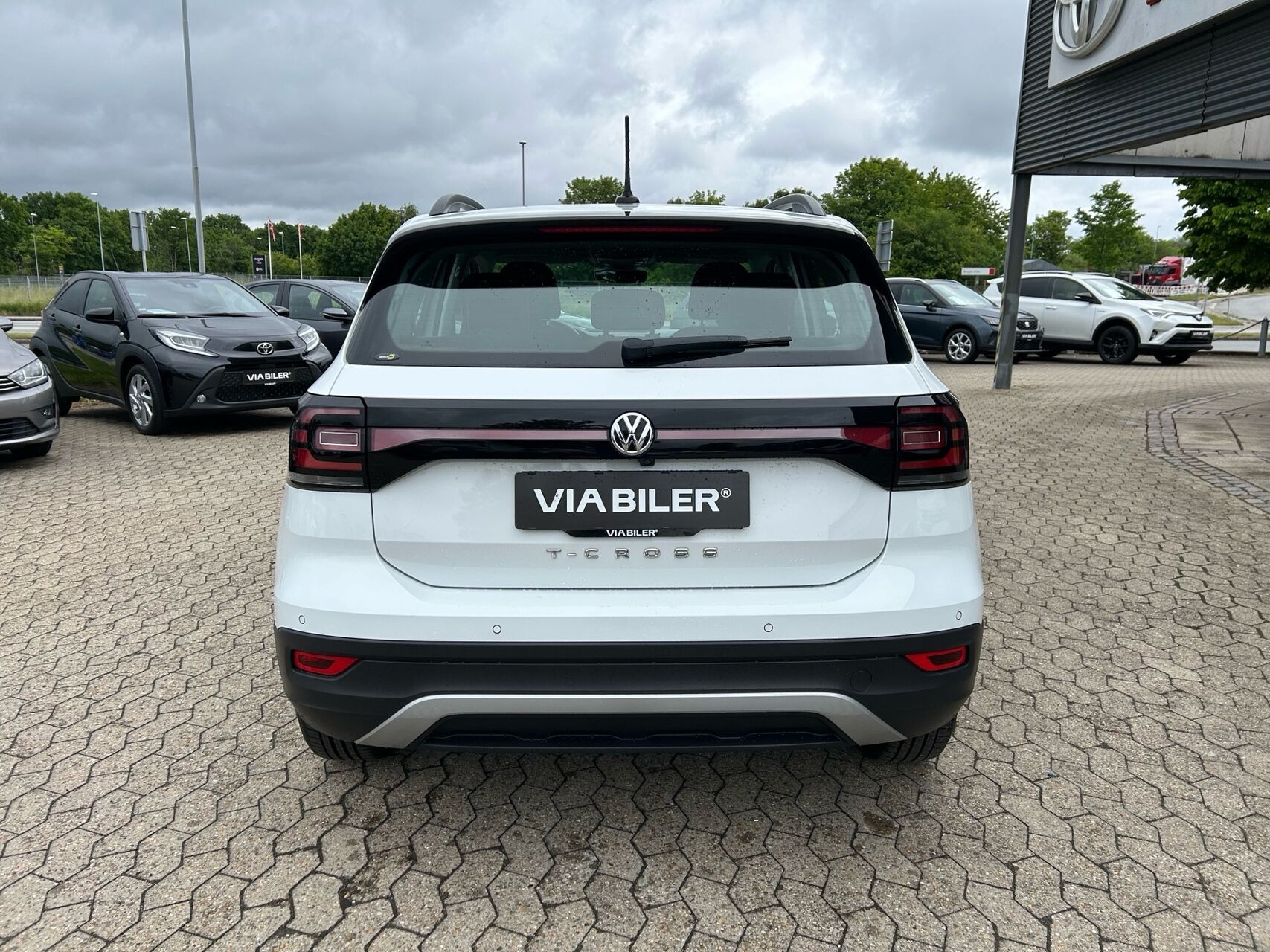 Hvid VW T-Cross fra 2020