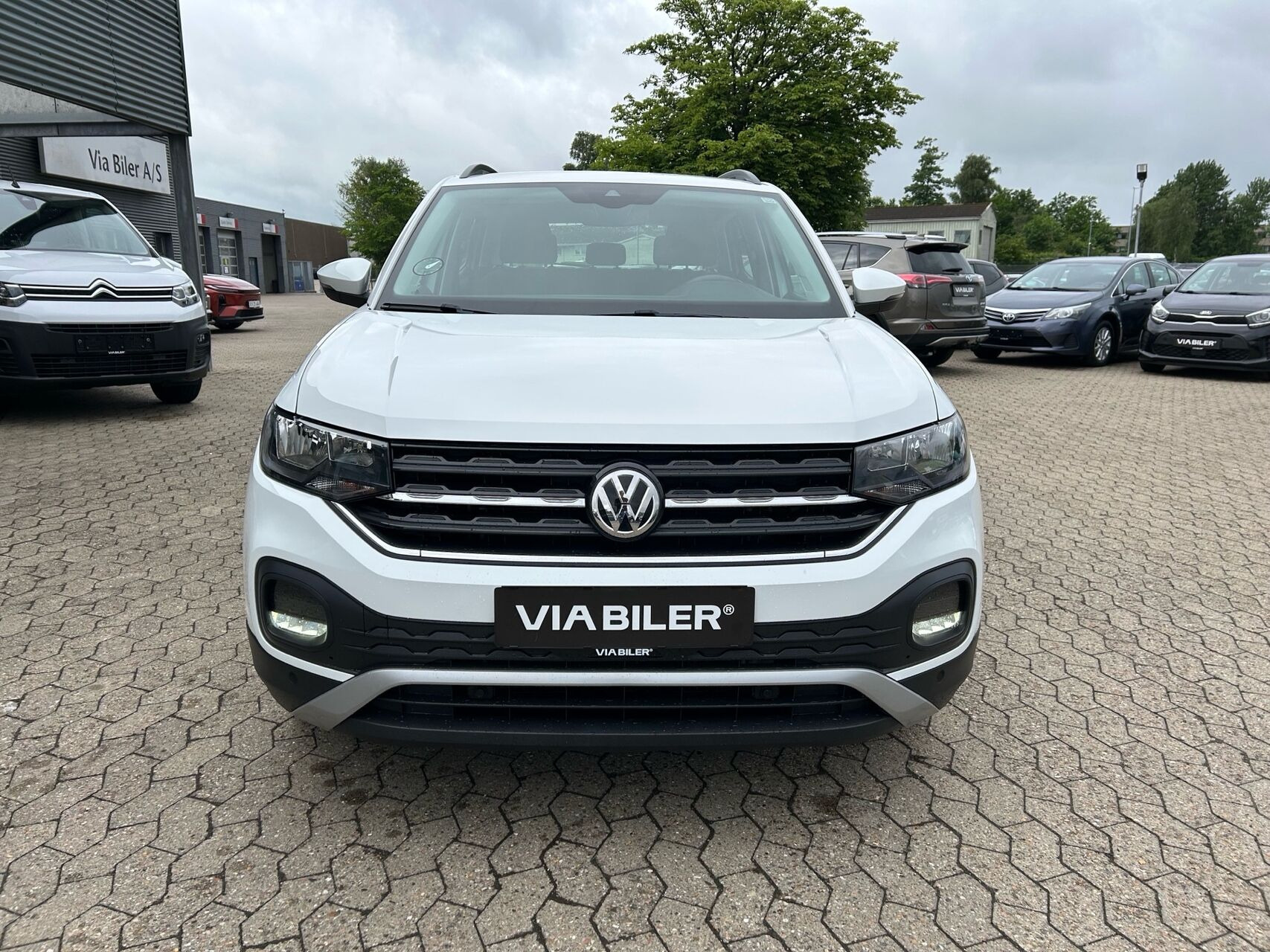 Hvid VW T-Cross fra 2020