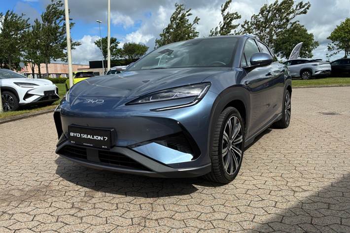 Blå BYD Sealion 7 fra 2025