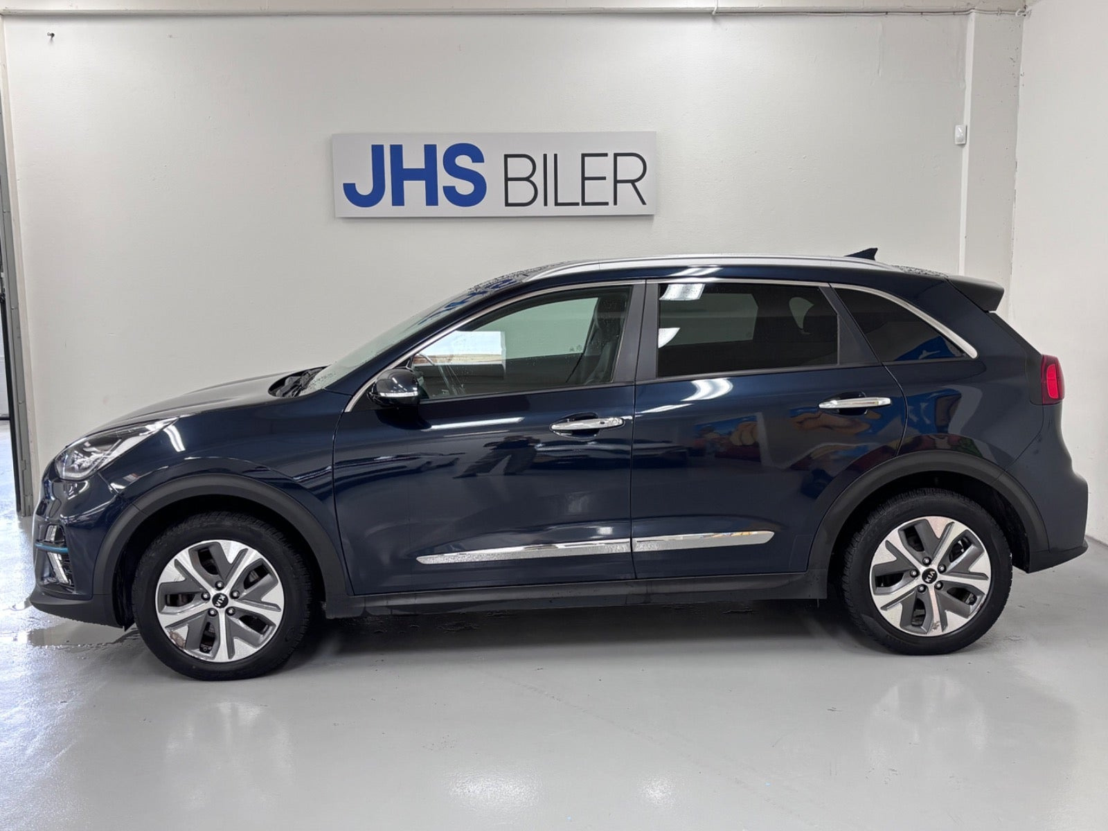 Blå Kia e-Niro fra 2020