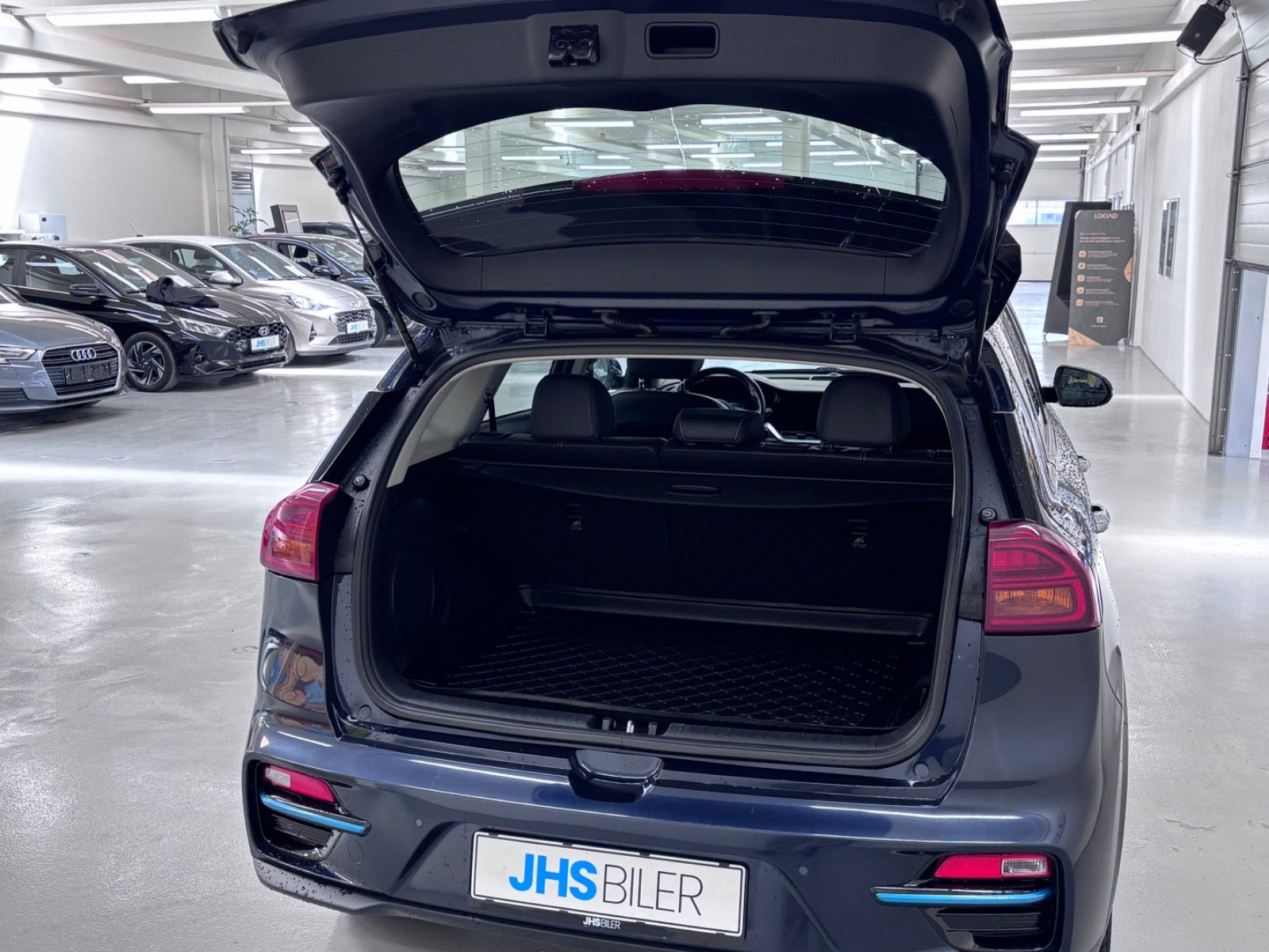 Blå Kia e-Niro fra 2020