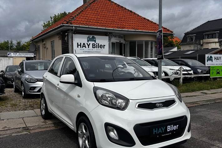 Hvid Kia Picanto fra 2012