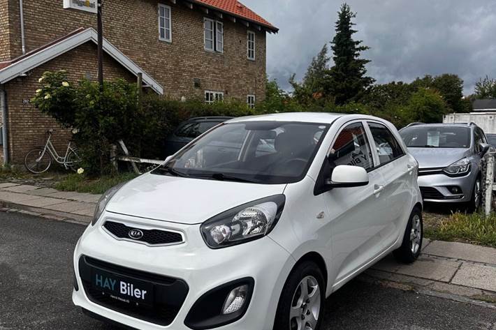 Hvid Kia Picanto fra 2012