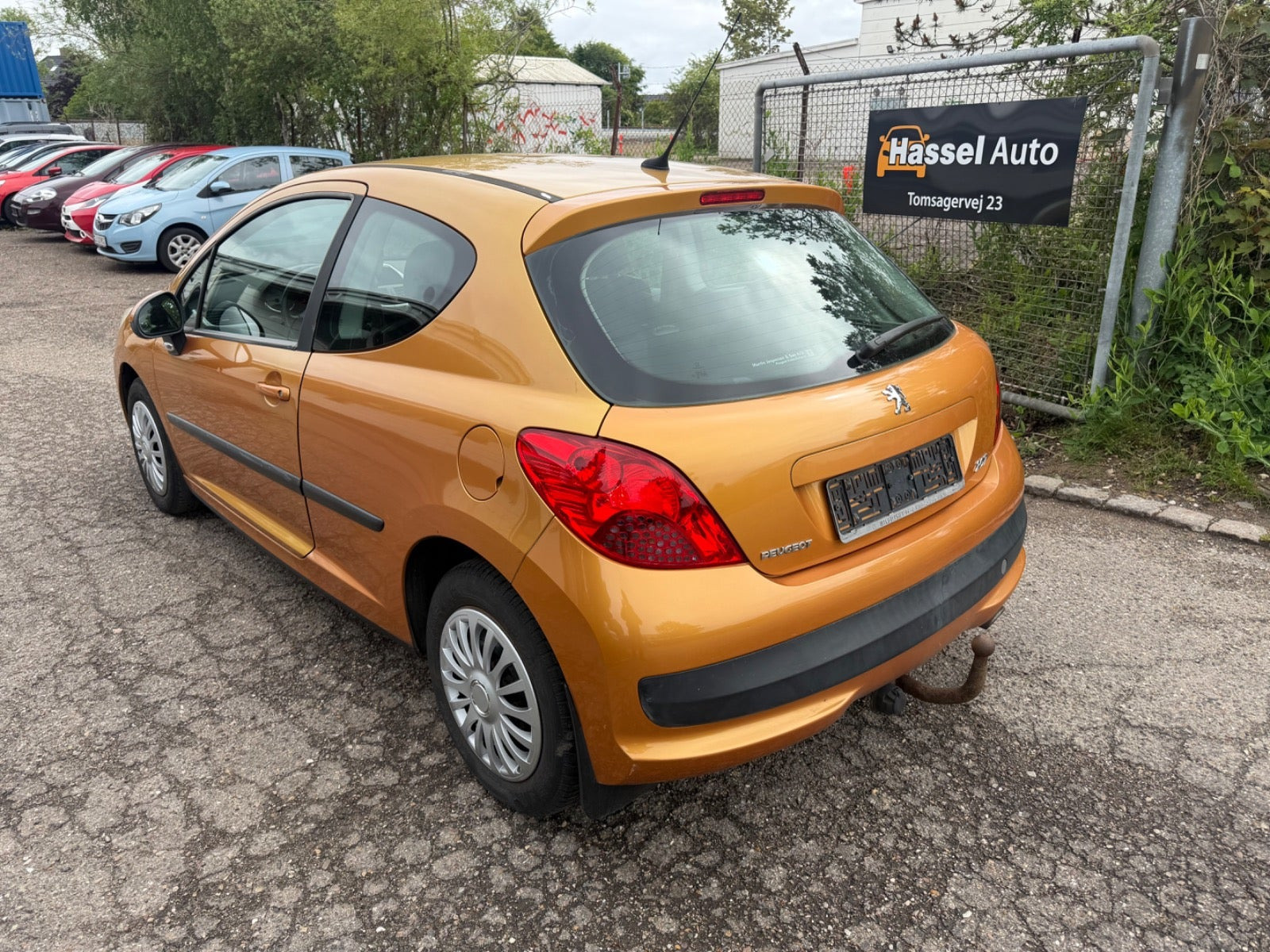 Grøn Peugeot 207 fra 2006