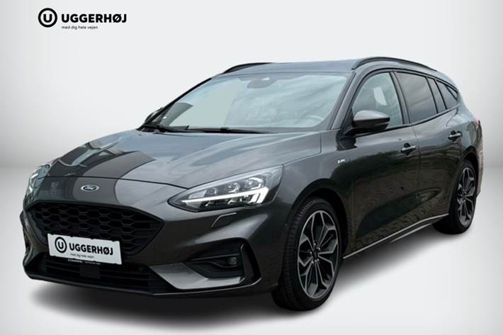 Grå Ford Focus fra 2019