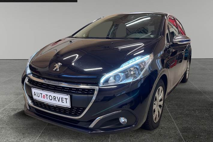 Sort Peugeot 208 fra 2018