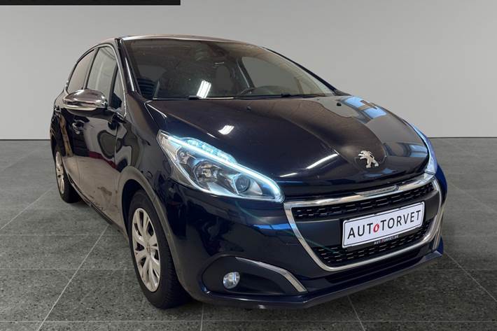 Sort Peugeot 208 fra 2018