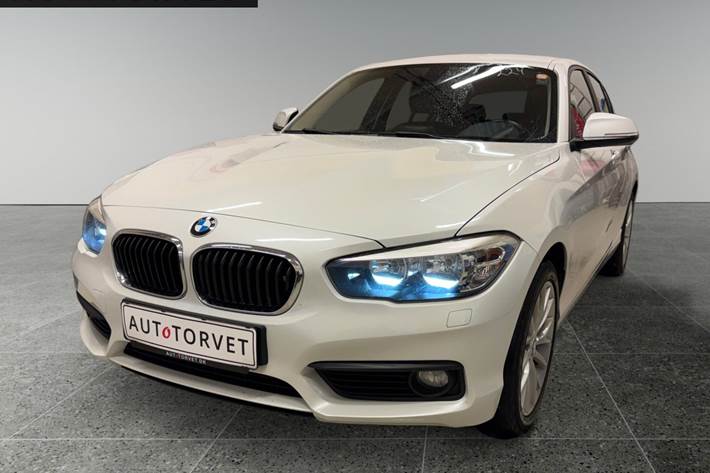 Hvid BMW 120d fra 2016