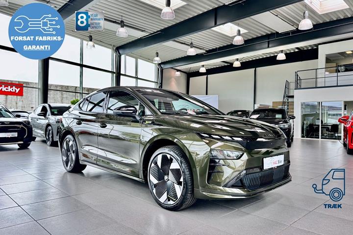 Grøn Skoda Enyaq fra 2026