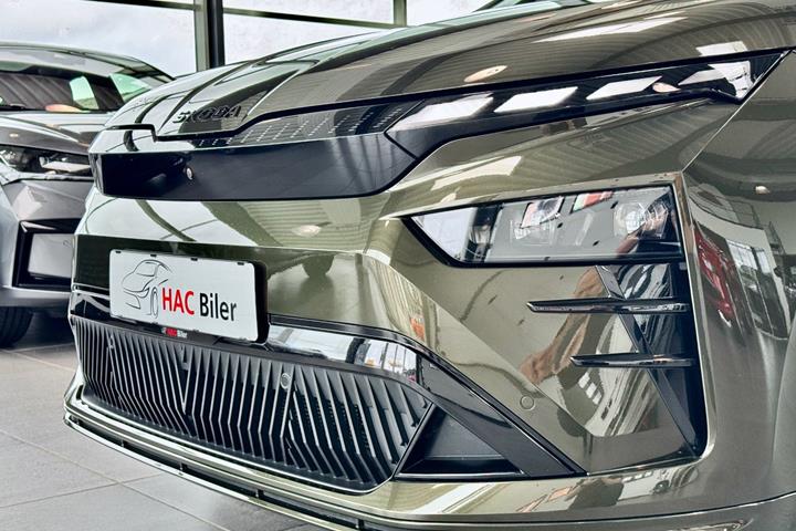 Grøn Skoda Enyaq fra 2026