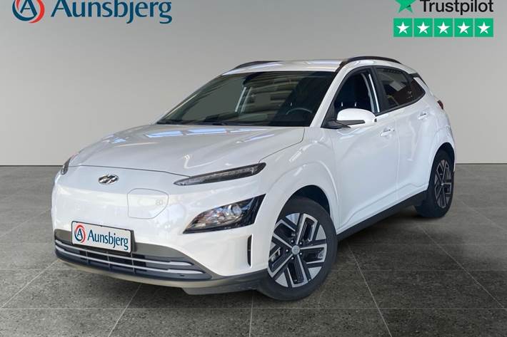 Hvid Hyundai Kona fra 2022