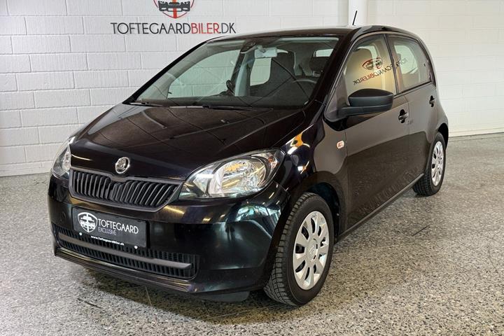 Sort Skoda Citigo fra 2016 set udefra