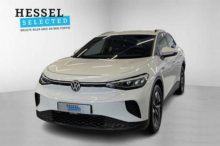Hvid VW ID.4 fra 2022 set udefra