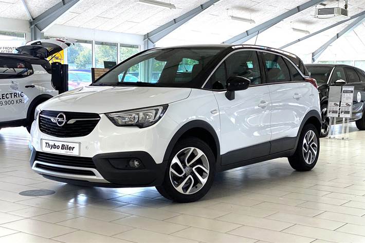 Hvid Opel Crossland X fra 2017