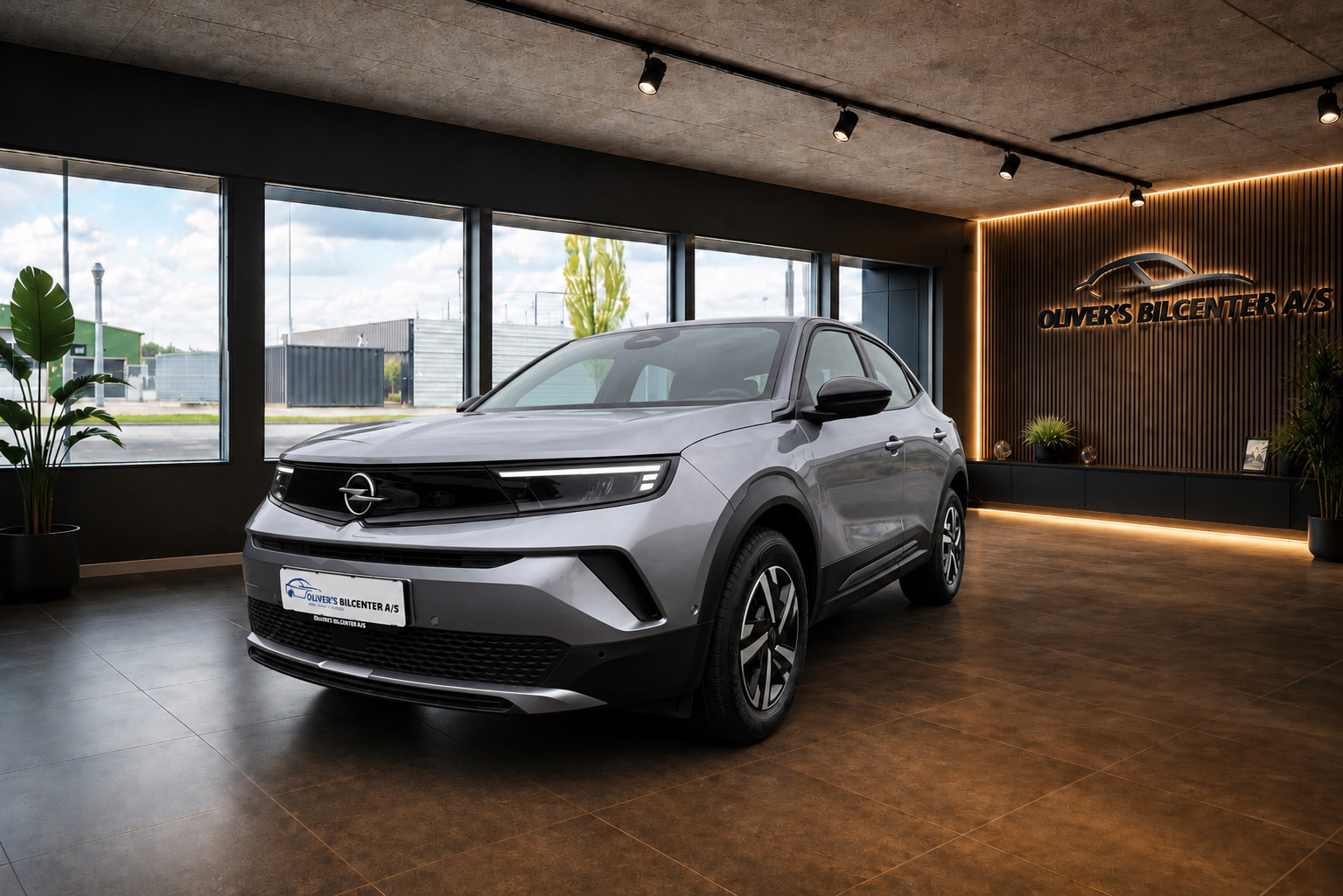 Grå Opel Mokka-e fra 2025