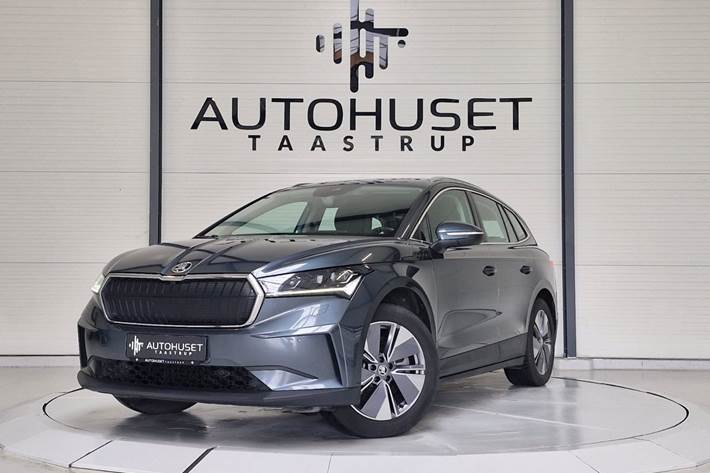 Grå Skoda Enyaq fra 2021