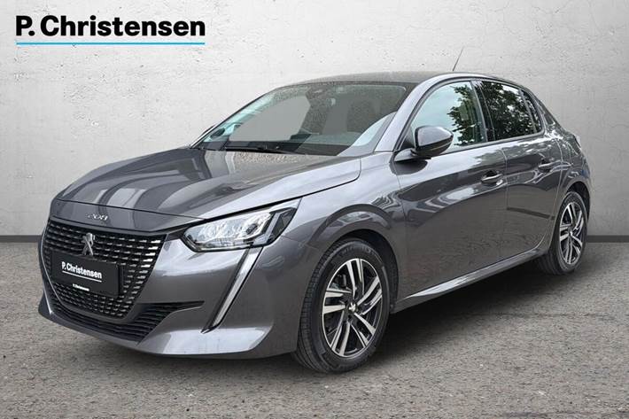 Grå Peugeot 208 fra 2023