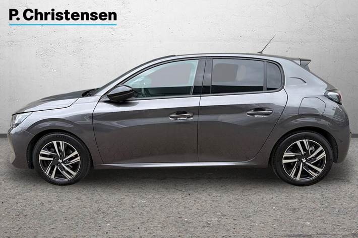 Grå Peugeot 208 fra 2023
