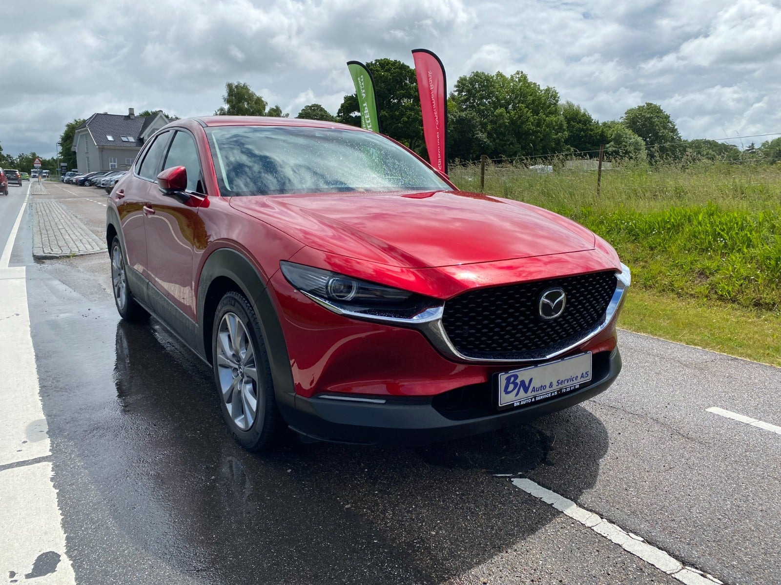 Rød Mazda CX-30 fra 2020