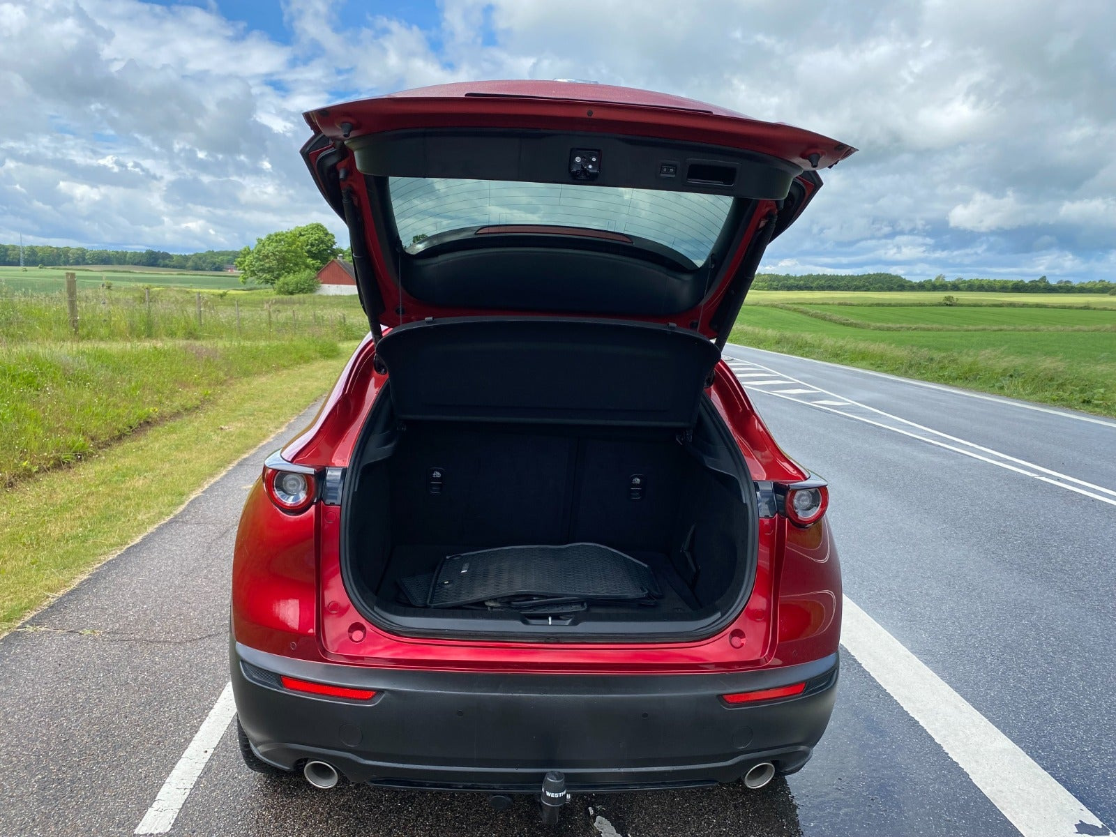 Rød Mazda CX-30 fra 2020