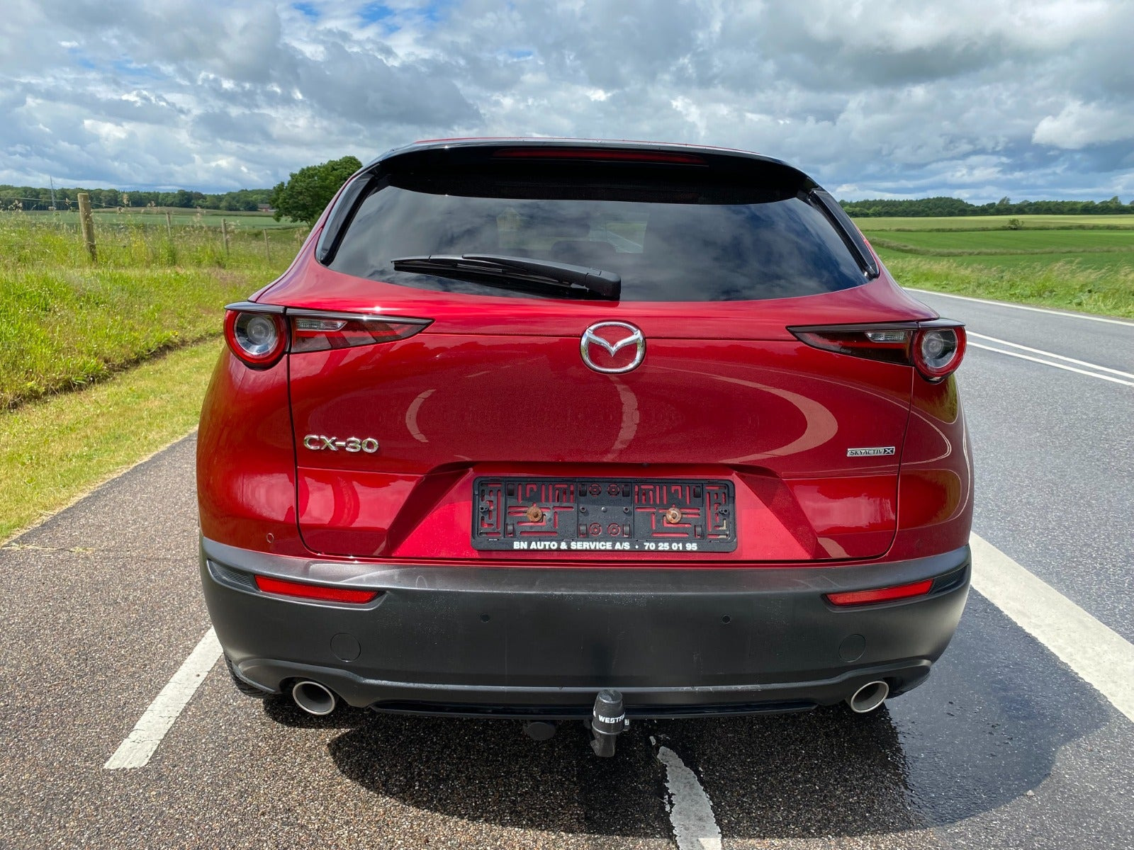Rød Mazda CX-30 fra 2020
