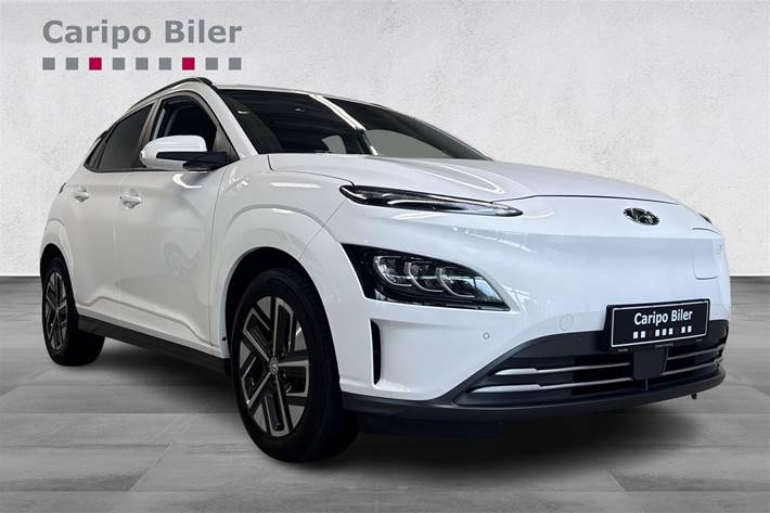 Hvid Hyundai Kona fra 2021