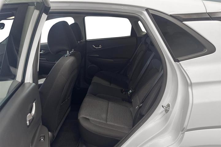 Hvid Hyundai Kona fra 2021
