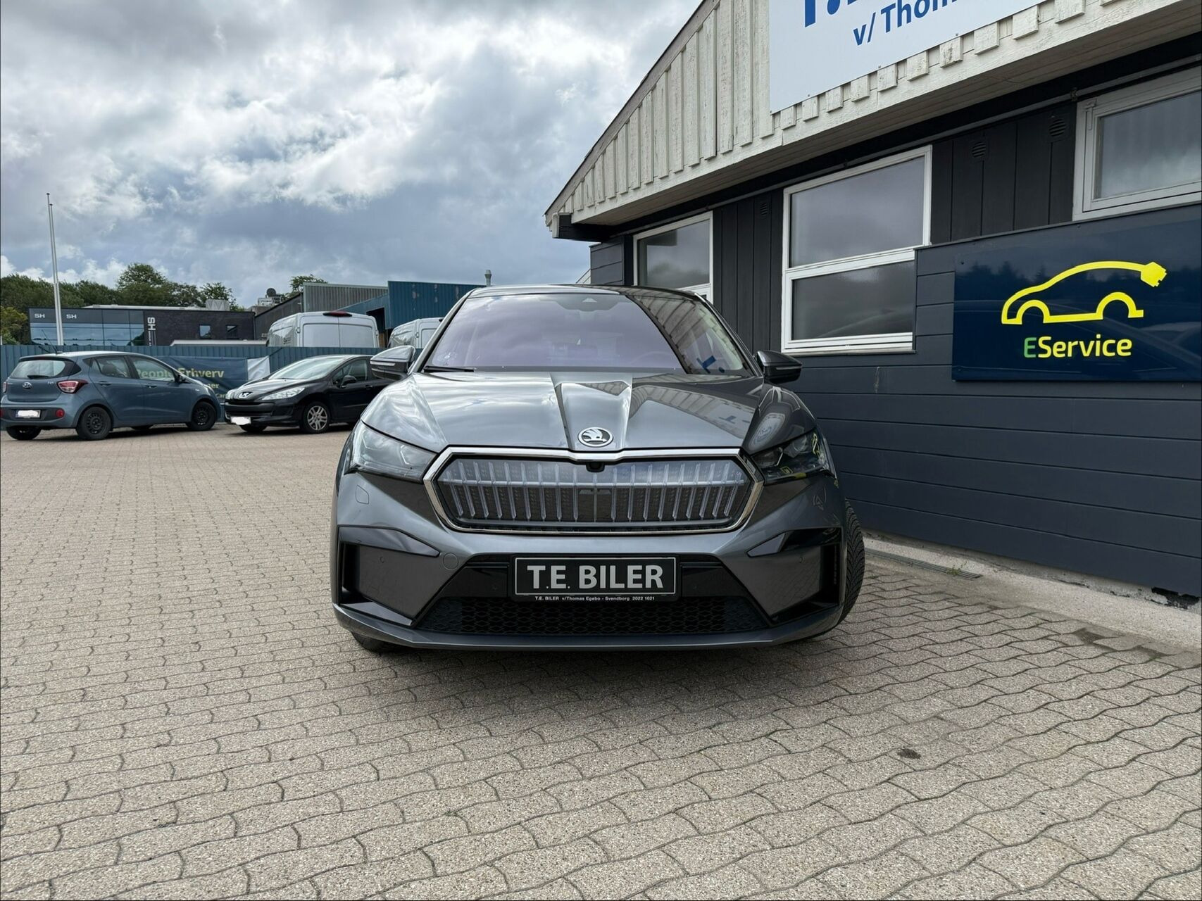 Sort Skoda Enyaq fra 2024
