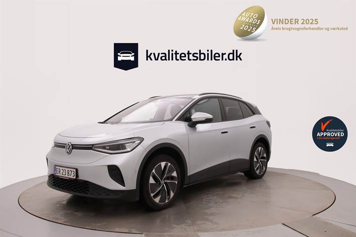 Sølv VW ID.4 fra 2025 set udefra