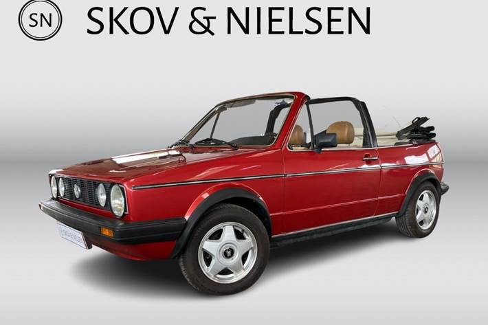 Rød VW Golf I fra 1979