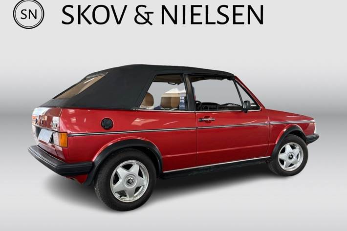 Rød VW Golf I fra 1979
