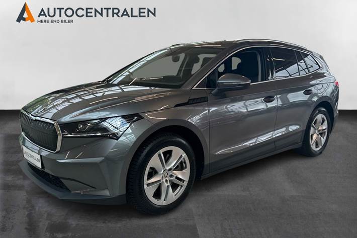 Grå Skoda Enyaq fra 2025