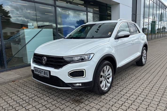 Hvid VW T-Roc fra 2022