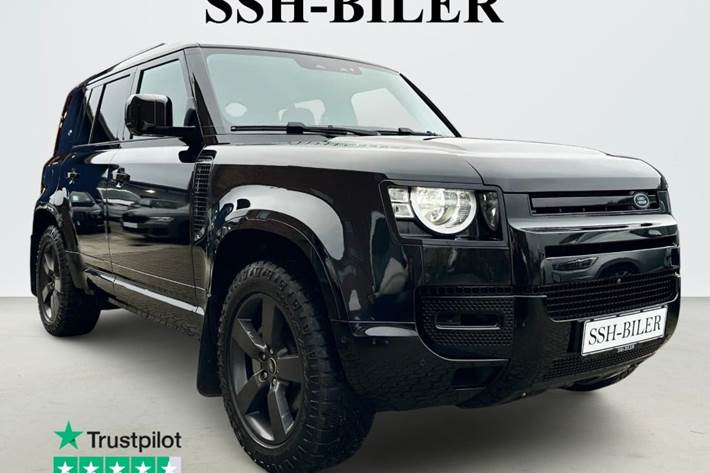 Sort Land Rover Defender 110 fra 2020