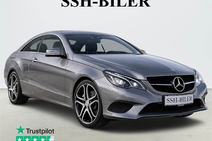 Sølv Mercedes E350 fra 2015