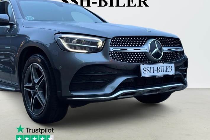 Grå Mercedes GLC200 fra 2020