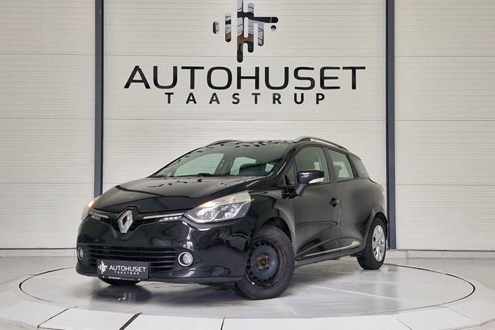 Sort Renault Clio IV fra 2015 set udefra