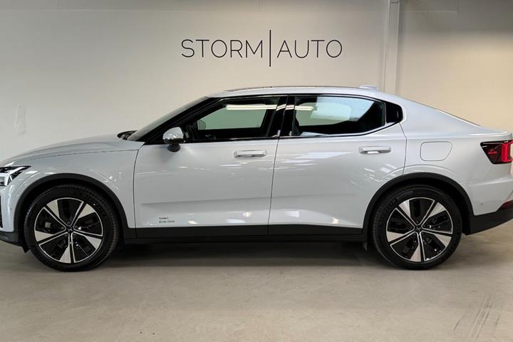 Hvid Polestar 2 fra 2024