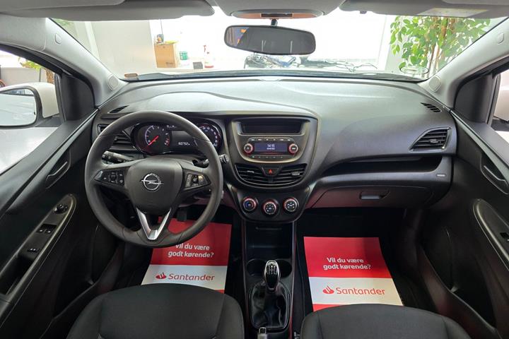 Hvid Opel Karl fra 2018