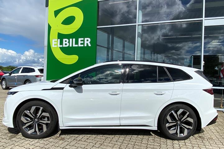 Hvid Skoda Enyaq fra 2026