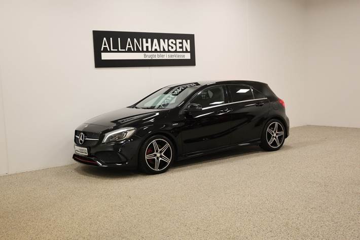 Sort Mercedes A250 fra 2016