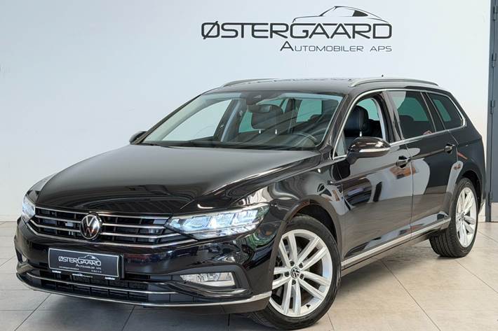 Sort VW Passat fra 2023