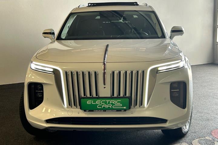 Hvid Hongqi E-HS9 fra 2024