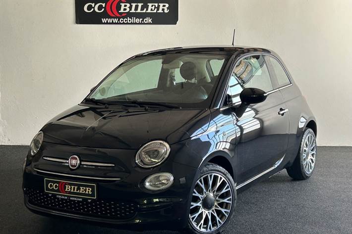 Sort Fiat 500 fra 2018