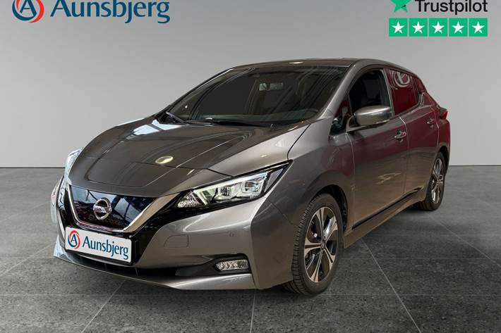 Grå Nissan Leaf fra 2021