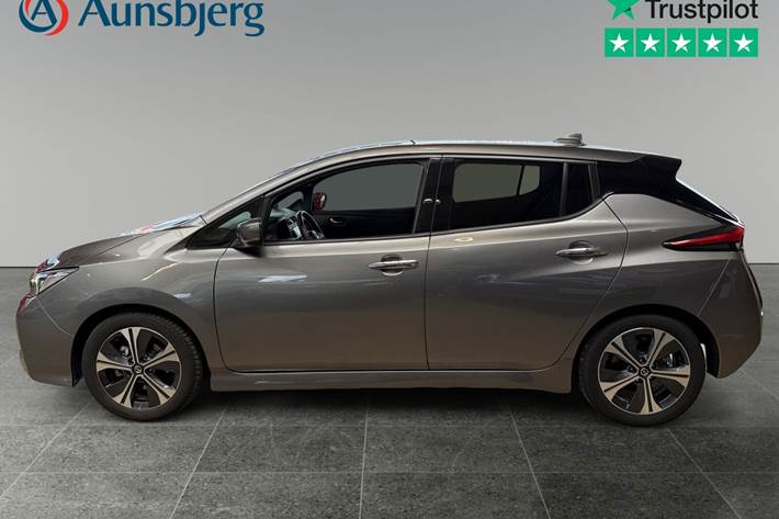 Grå Nissan Leaf fra 2021