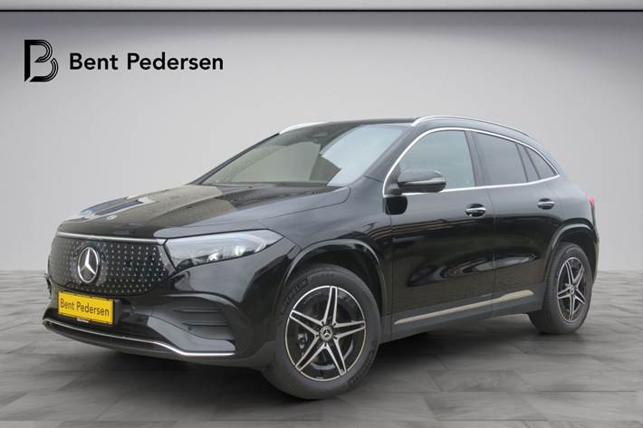 Sort Mercedes EQA 250+ fra 2024 set udefra