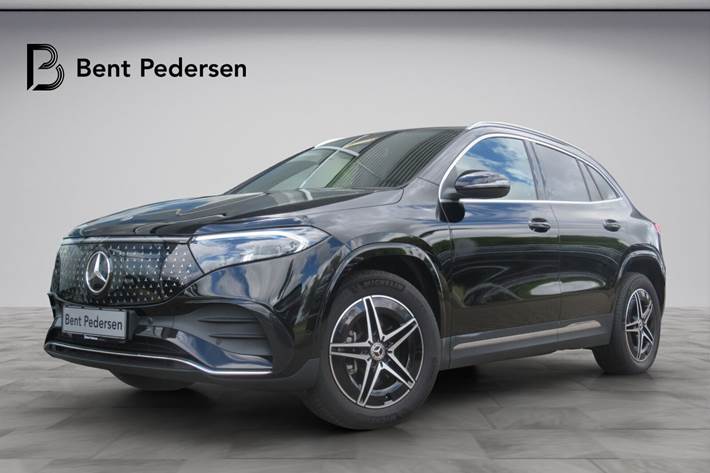 Sort Mercedes EQA 250+ fra 2024 set udefra