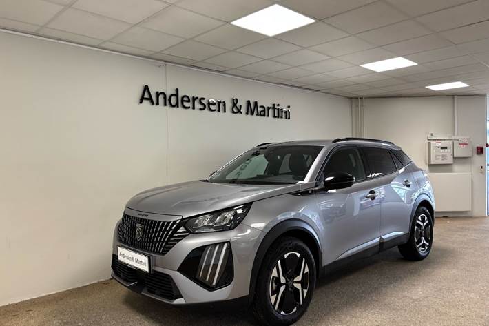 Grå Peugeot e-2008 fra 2025